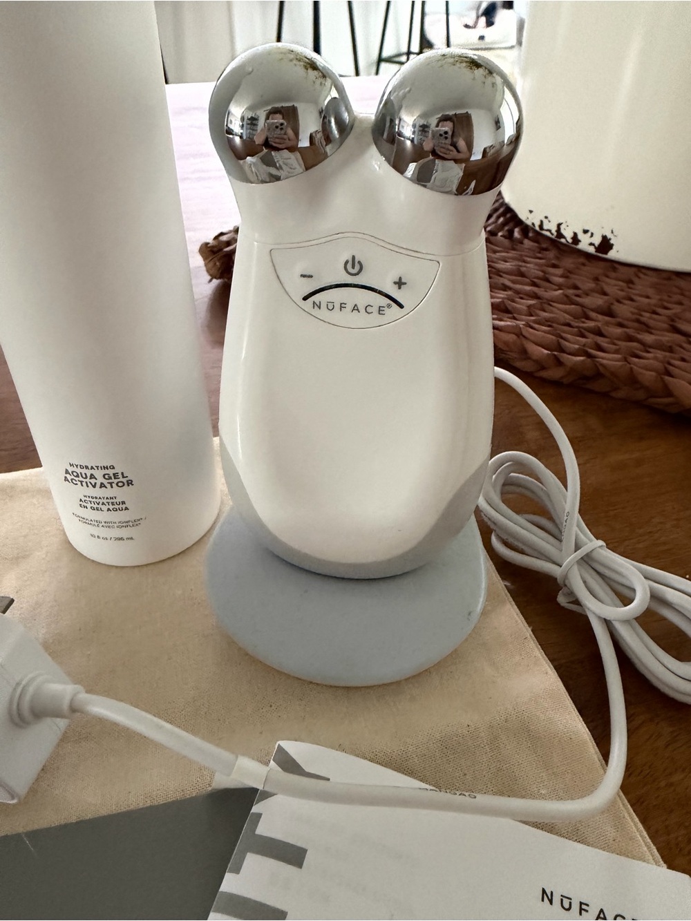 NuFACE Trinity Facial Toning Device in White - Picture 3 of 4